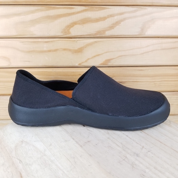 Soft Science Drift Canvas 14 US Black Slip-on Lightweight Boat Shoe Loafers NEW - Picture 8 of 16